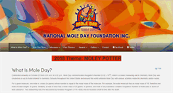 Desktop Screenshot of moleday.org